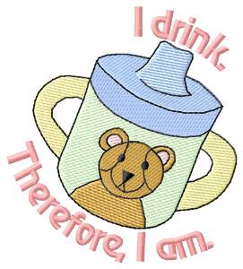 Picture of I Drink.... Machine Embroidery Design