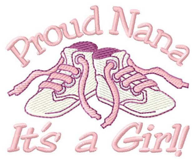 Picture of Proud Nana Machine Embroidery Design
