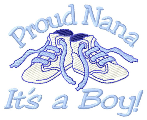 Proud Nana Machine Embroidery Design