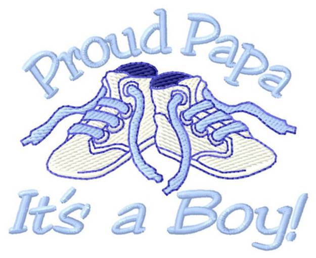 Picture of Proud Papa Machine Embroidery Design