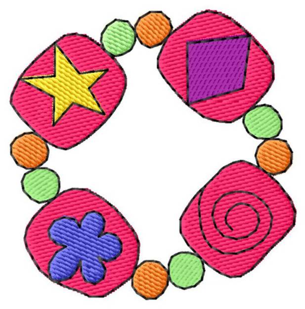 Picture of Teething Ring Machine Embroidery Design