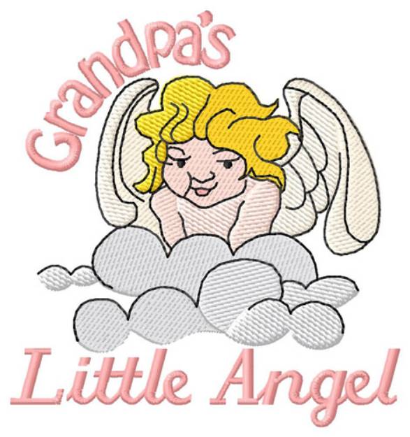 Picture of Grandpas Little Angel Machine Embroidery Design