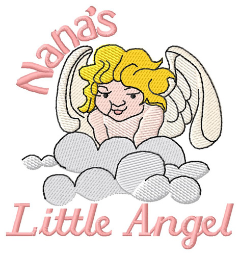 Nanas Little Angel Machine Embroidery Design