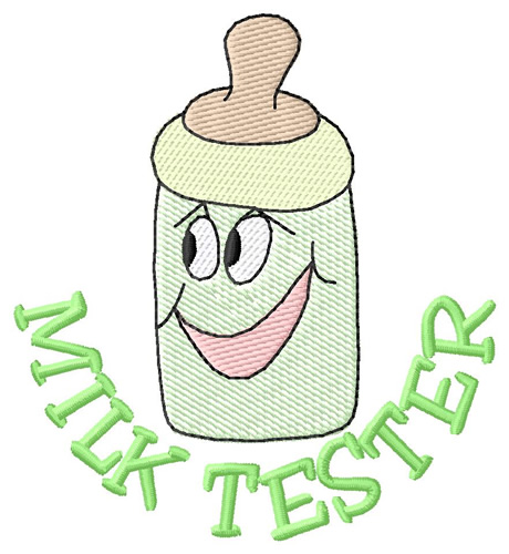 Milk Tester Machine Embroidery Design