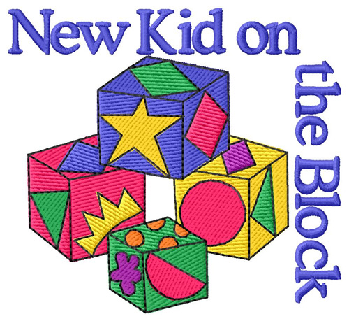 New Kid on the Block Machine Embroidery Design