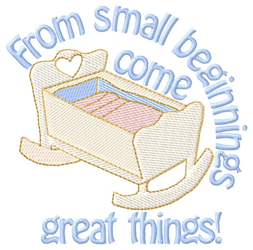 Small Beginnings Machine Embroidery Design