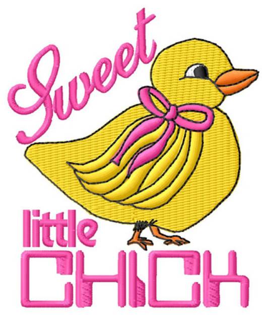 Picture of Sweet Little Chick Machine Embroidery Design