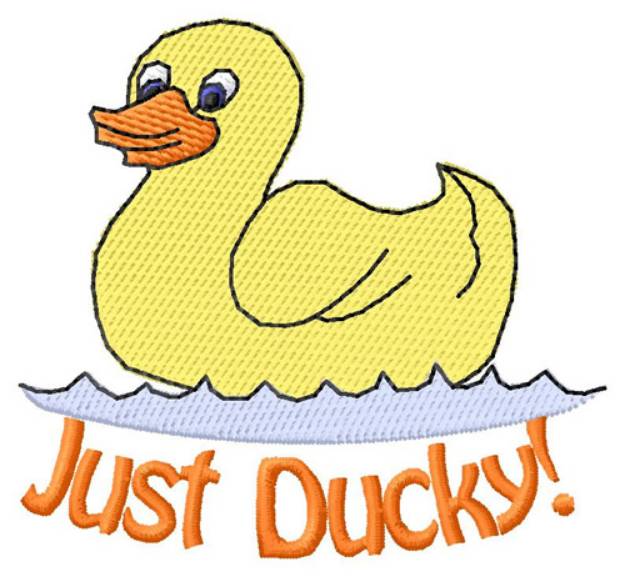Picture of Just Ducky Machine Embroidery Design