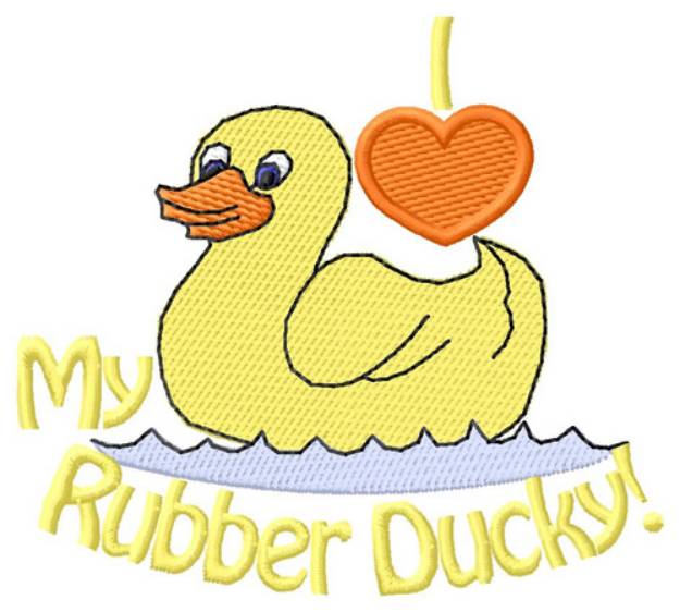 Picture of Love My Ducky Machine Embroidery Design