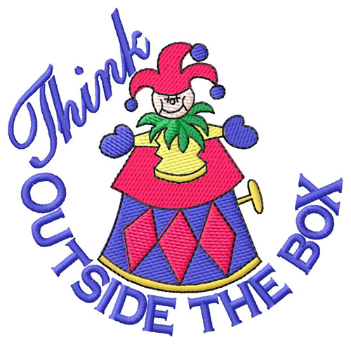 Think Outside Machine Embroidery Design
