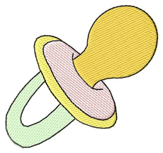 Picture of Pacifier Machine Embroidery Design