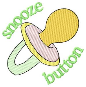 Picture of Snooze Button Machine Embroidery Design