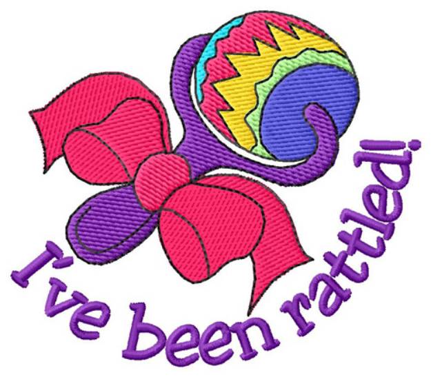 Picture of Ive Been Rattled Machine Embroidery Design