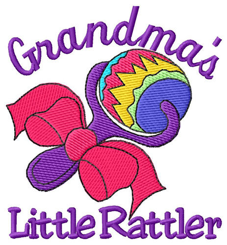 Grandmas Little Rattler Machine Embroidery Design