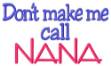 Picture of Call Nana Machine Embroidery Design