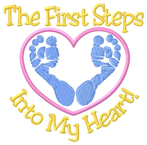 First Steps Machine Embroidery Design