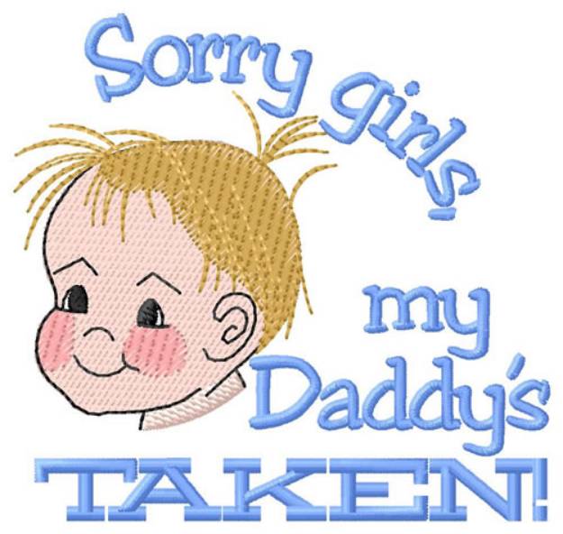 Picture of Sorry Girls Machine Embroidery Design