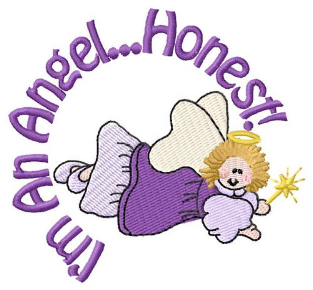 Picture of Im An Angel... Machine Embroidery Design