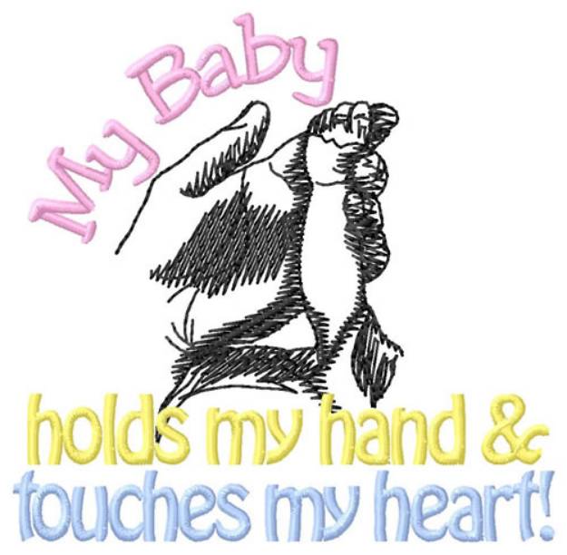 Picture of Baby Hands Machine Embroidery Design