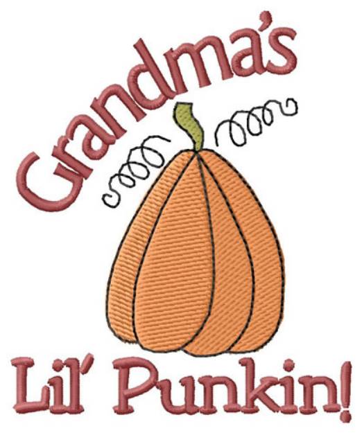 Picture of Grandmas Lil Punkin Machine Embroidery Design