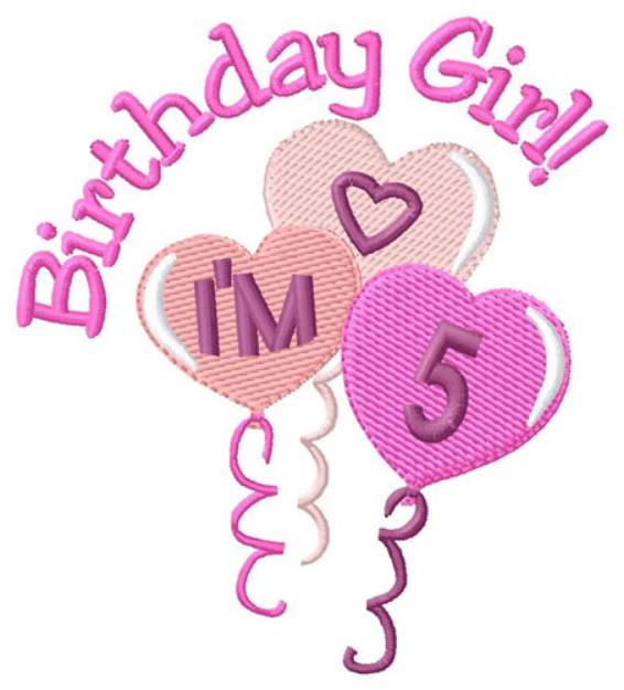 Picture of Birthday Girl! Machine Embroidery Design