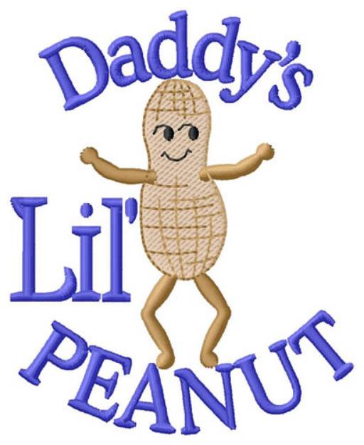 Picture of Daddys Lil Peanut Machine Embroidery Design