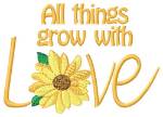 Picture of All Thing Grow... Machine Embroidery Design