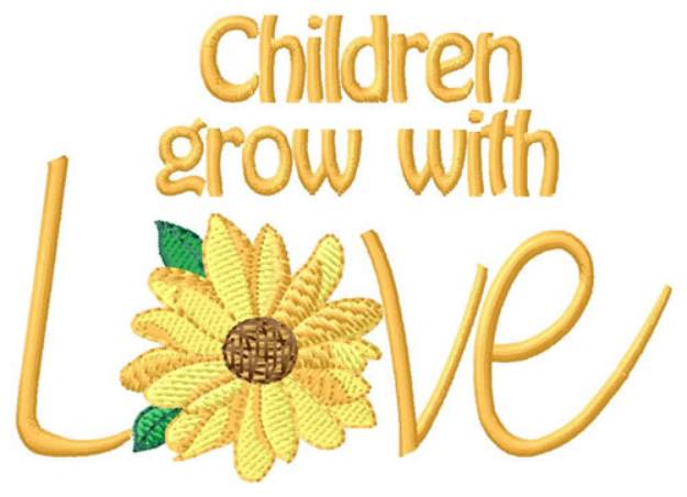 Picture of Children Grow... Machine Embroidery Design