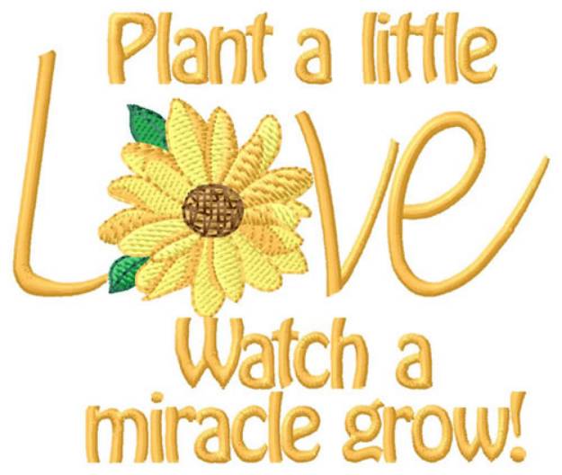 Picture of Plant A Little Love Machine Embroidery Design
