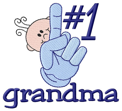 #1 Grandma Machine Embroidery Design