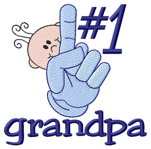Picture of #1 Grandpa Machine Embroidery Design