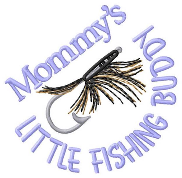 Picture of Little Fishing Buddy Machine Embroidery Design