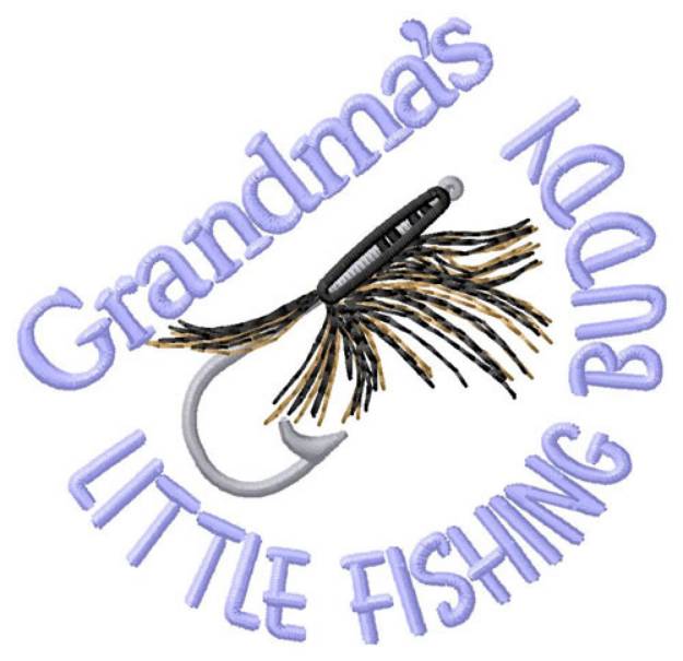 Picture of Little Fishing Buddy Machine Embroidery Design