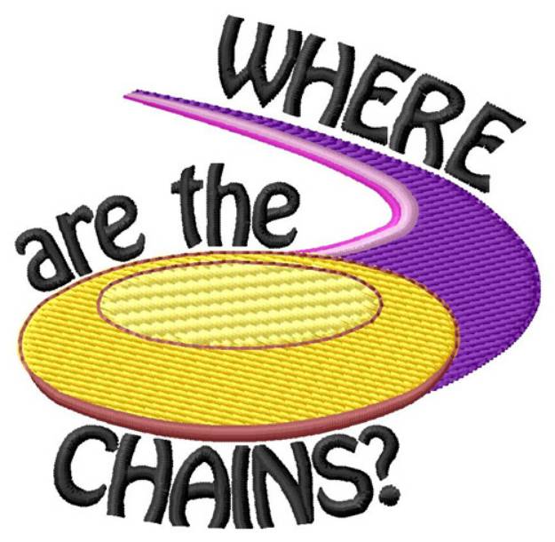 Picture of Where Are Chains Machine Embroidery Design
