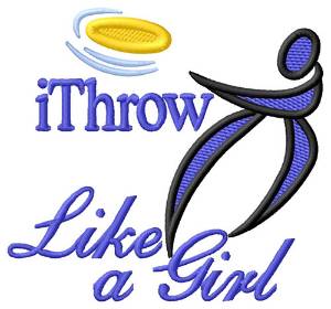 Picture of Like A Girl Machine Embroidery Design