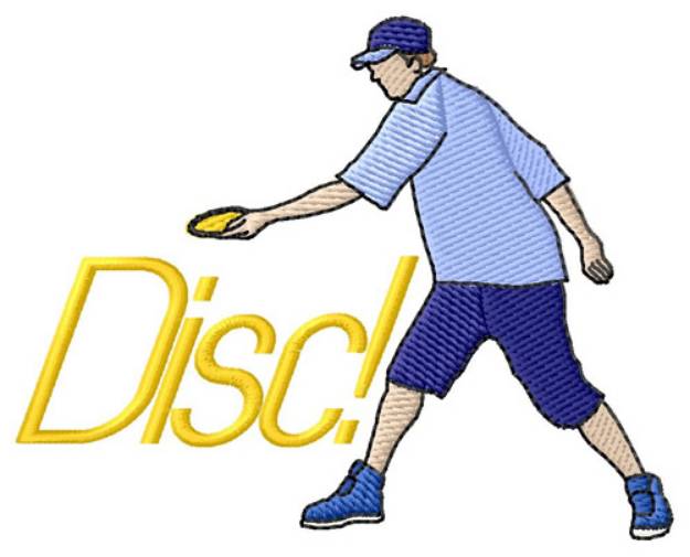Picture of Disc! Machine Embroidery Design