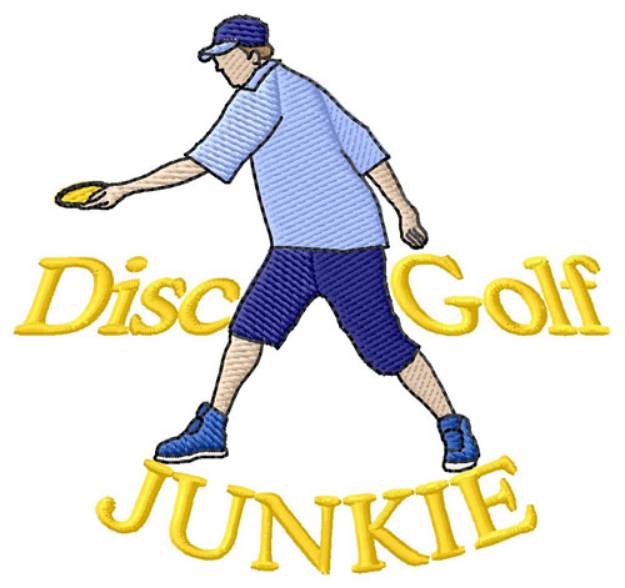 Picture of Disc Golf Junkie Machine Embroidery Design