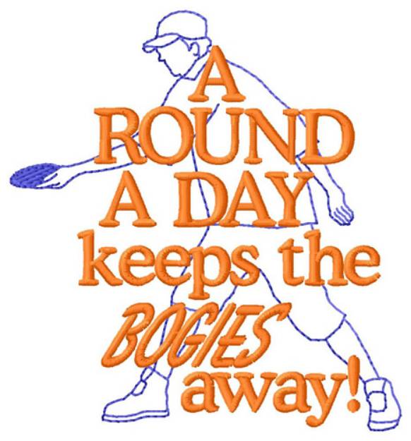 Picture of Round A Day Machine Embroidery Design