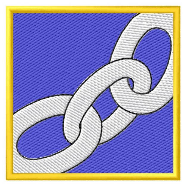 Picture of Chain Logo Machine Embroidery Design