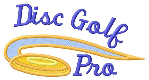 Disc Golf Pro Machine Embroidery Design