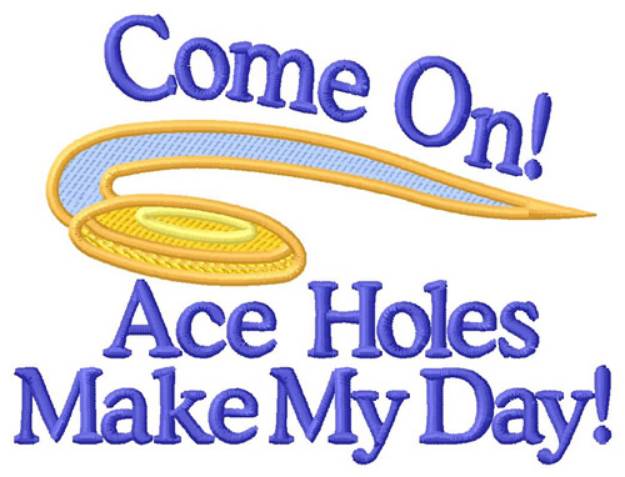 Picture of Ace Holes Machine Embroidery Design