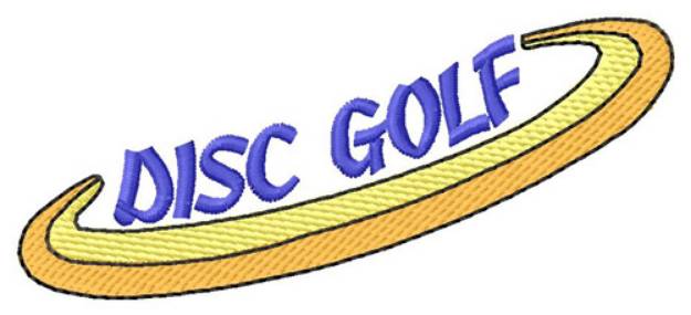 Picture of Disc Golf Machine Embroidery Design