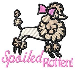 Picture of Spoiled Rotten Machine Embroidery Design