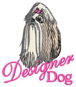Picture of Designer Dog Machine Embroidery Design
