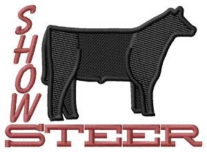 Picture of Show Steer Machine Embroidery Design