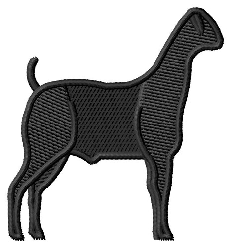 Show Goat Machine Embroidery Design