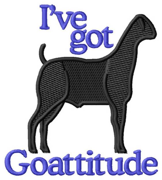 Picture of Goattitude Machine Embroidery Design