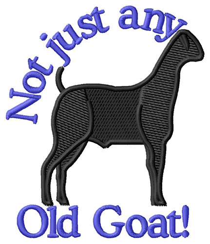Old Goat Machine Embroidery Design