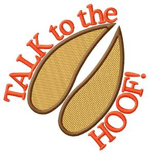 Picture of Talk To The Hoof Machine Embroidery Design