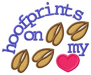 Picture of Hoofprints Machine Embroidery Design